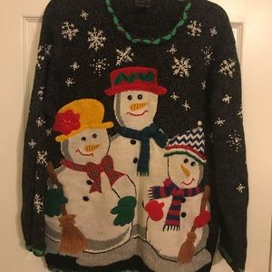 Snowman Ugly Christmas Sweater cute!